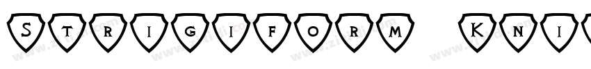 Strigiform Knights字体转换